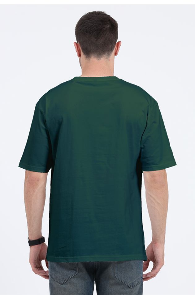 Green Ghost Premium Oversized Cotton T-shirt