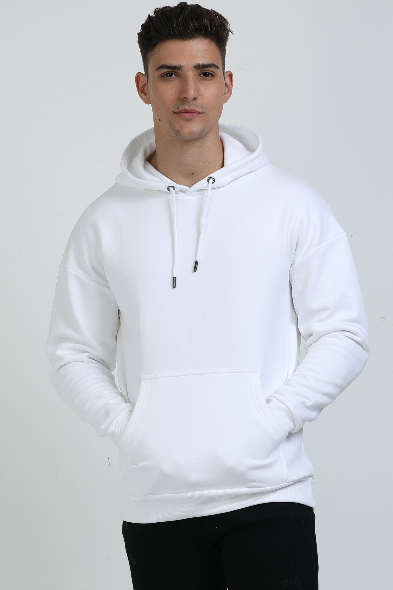 Plain Heavy Weighted Oversized Hooded Sweatshirt