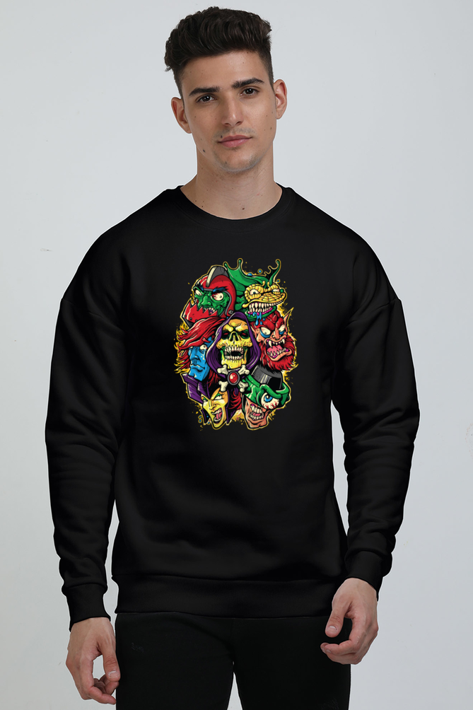 Scary Faces Heavy Weight Premium Hooded Sweatshirt