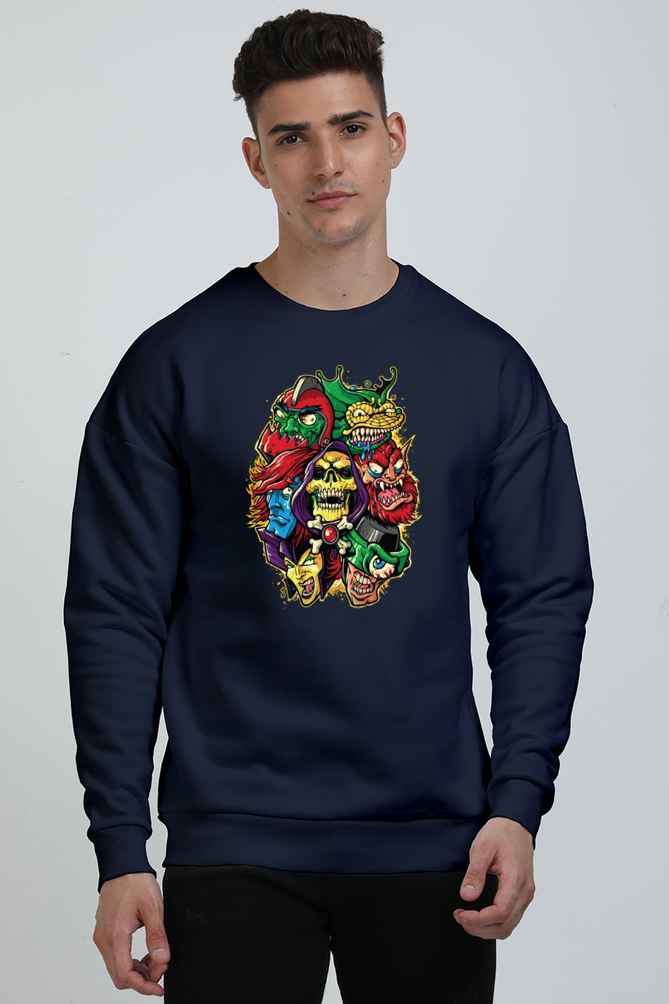 Scary Faces Heavy Weight Premium Hooded Sweatshirt