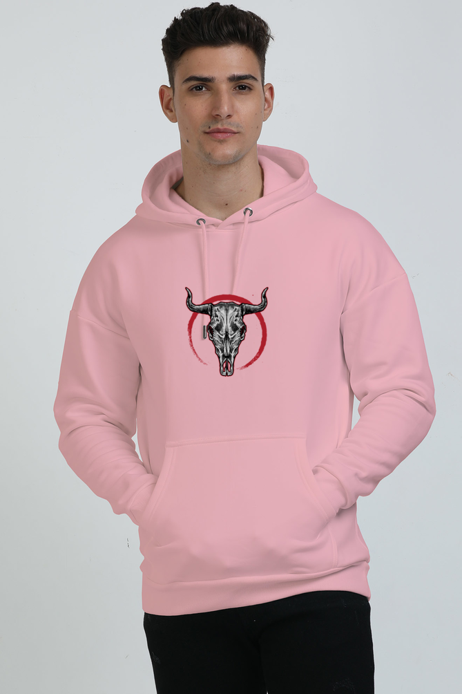 Goat Skull Heavy Weight Oversized Hooded Sweatshirt