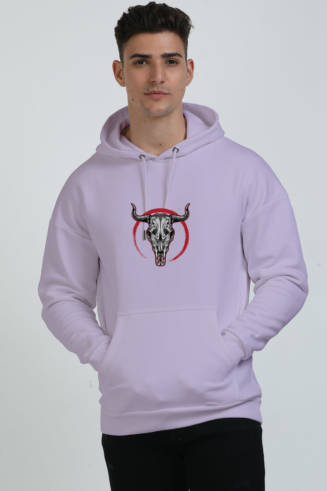 Goat Skull Heavy Weight Oversized Hooded Sweatshirt