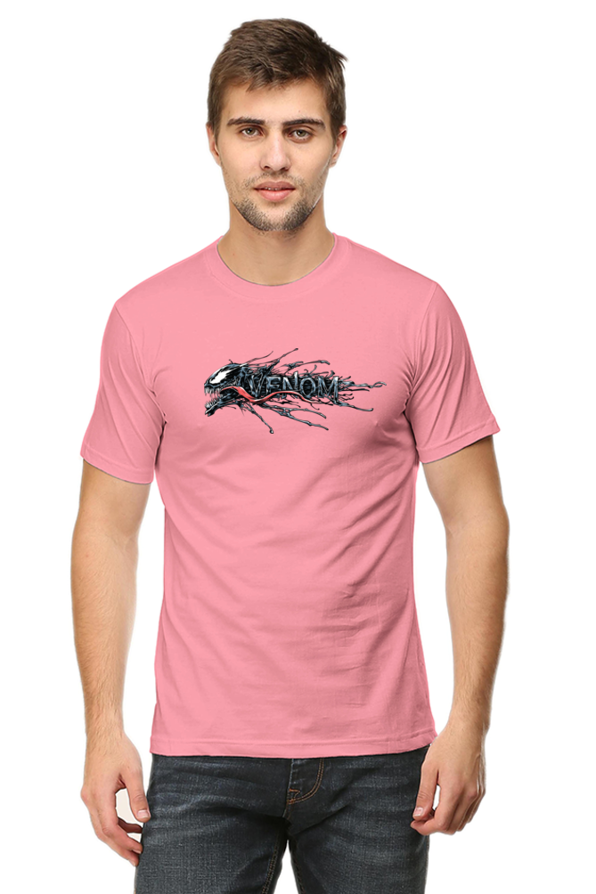 Venom Regular Cotton Round Neck T-shirt