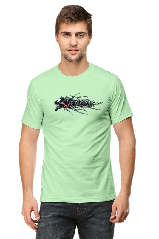 Venom Regular Cotton Round Neck T-shirt