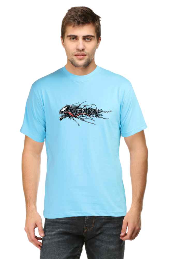 Venom Regular Cotton Round Neck T-shirt