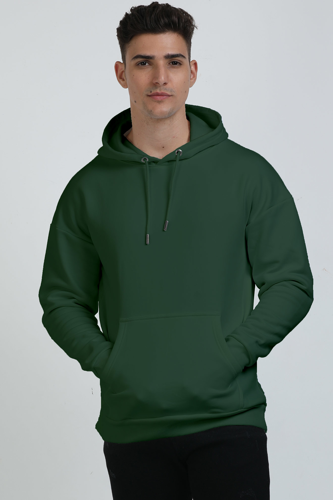 Plain Heavy Weighted Oversized Hooded Sweatshirt